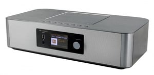 Soundmaster ICD2020 – tragbares 15-W-Stereosystem mit DAB+, Edelstahl, MP3-Player