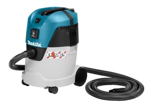 Makita VC2512L Staubsauger Schwarz, Blau, Metallic 25 l 1000 W