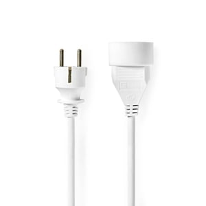 Nedis PEXC103EWT Power Cable, White, 3 m