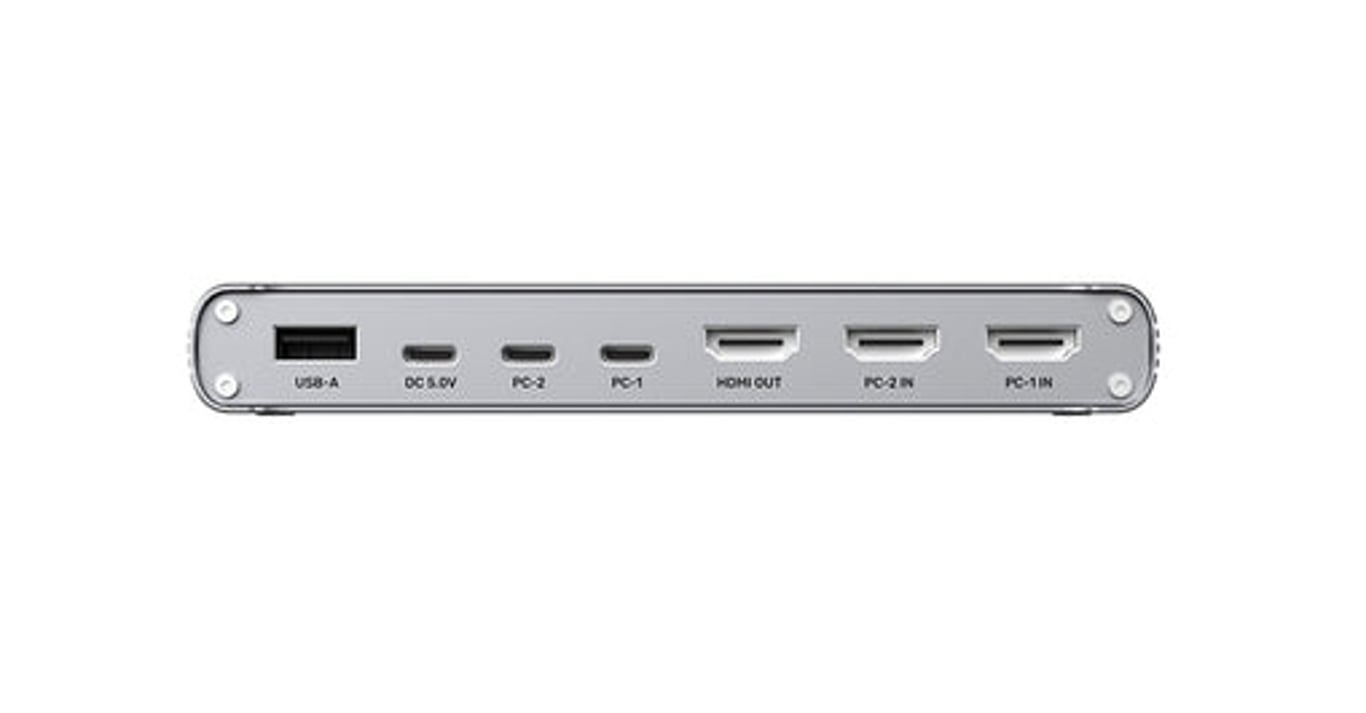 UNITEK D1118AGY01-EU przełącznik KVM Szary