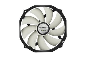 Gelid Solutions Silent Pro 14 Datorchassi Fläkt 14 cm Svart, Vit