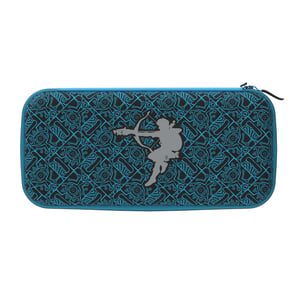PDP 500-218-SKSG Carrying Case for Nintendo Handheld Game Consoles—Black, Turquoise