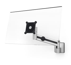 Durable 509023 Monitor Mount / Stand, 96.5 cm (38"), Wall-Mounted, Silver