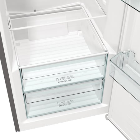 Gorenje R619EES5 lodówka Wolnostojący 398 l Szary, Metaliczny