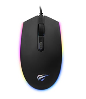 Havit RGB backlit gaming mouse myszka Po prawej stronie USB Typu-A Optyczny 1200 DPI