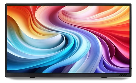 Acer PM161QT Przenośny monitor Czarny 39,6 cm (15.6") LCD 1920 x 1080 px