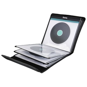 Hama 00181440 Schutzhülle für Datenträger – Microgroove-CD-Hülle, schwarz