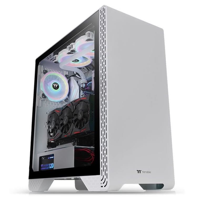 Thermaltake S300 TG Snow Midi Tower Biały