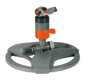 Gardena 8143-20 Water Sprinkler Rotating Water Sprinkler Gray, Orange