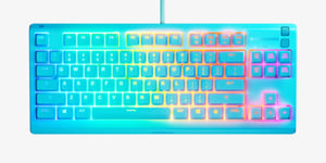 Steelseries Apex 3 TKL - US klawiatura Gaming USB QWERTY US English Kolor Aqua