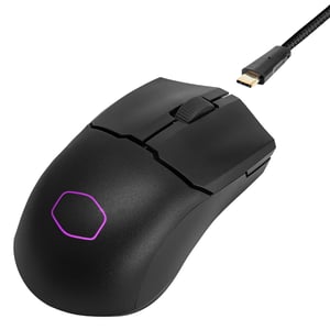 Cooler Master Peripherals MM712 Gaming-Maus, beidhändig, RF-Funk + Bluetooth + USB Typ A, optisch, 19.000 DPI