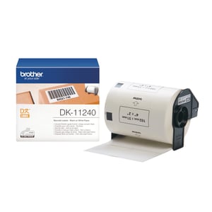 Brother DK-11240 etiketter för utskrift, vita
