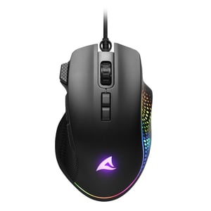 Sharkoon SHARK Force 3 myszka Gaming Po prawej stronie USB Typu-A Optyczny 12800 DPI