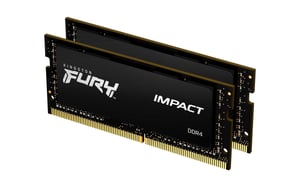 Kingston Technology FURY Impact minnesmodul 64 GB 2 x 32 GB DDR4 3200 MT/s 260-pin SO-DIMM