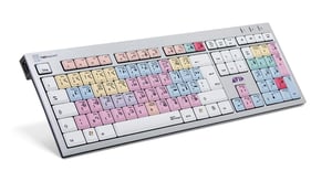 Logickeyboard LKB-PT-AJPU-FR klawiatura Biuro USB AZERTY Francuski Wielobarwny