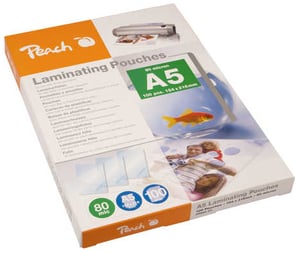 Peach PP580-03 Laminierfolie, 100 Stück.