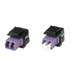 ROLINE Fiber Optic Keystone Jack, LC/LC Duplex, Multimode, OM4 kabel InfiniBand / światłowodowy