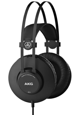 AKG K52 Kopfhörer, kabelgebunden, Kopfbügel, Bühne/Studio, schwarz