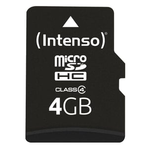 Intenso 3403450 4 GB MicroSDHC Class 4 flash memory
