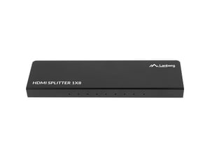 Lanberg SPV-HDMI-0008 TV-fördelare med 8 HDMI-uttag