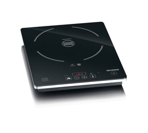 Severin KP 1071 spishäll Svart bänkskiva Induktionshäll med 1 kokzon