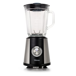 Tristar BL-4441 1-liter blender, 350 W countertop blender, Black, Stainless Steel