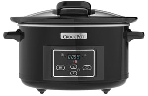 Crock-Pot CSC052X 4.7 L Slow Cooker, Black, Silver