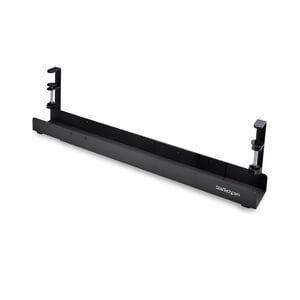 StarTech CALB-DESK-CABLE-TRAY Cable Organizer Desk Cable Tray Black 1 pc.