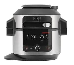 Ninja OL550EU Multifunktions-Elektrotopf 6 l, 1460 W, schwarz, Edelstahl