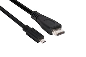 CLUB3D Micro-HDMI™-zu-HDMI™-2.0-4K-60-Hz-Kabel, 1 m / 3,28 ft