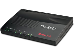 DrayTek VIGOR2915-router, Fast Ethernet, Gigabit Ethernet, svart