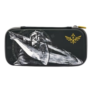 PowerA NSCS0087-01 Case for Nintendo Handheld Game Consoles—Felt, Black, Gray, White