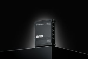Teltonika TSW304 przełącznik sieciowy Gigabit Ethernet (10/100/1000) Obsługa PoE Czarny
