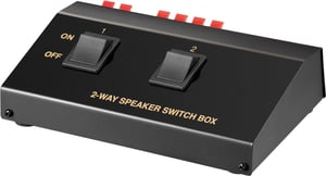 Goobay 60928 Audio Switch, Black