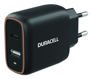 Duracell DRACUSB19-EU ładowarka do urządzeń przenośnych Smartfon, Tablet Czarny Prąd przemienny Wewnętrzna