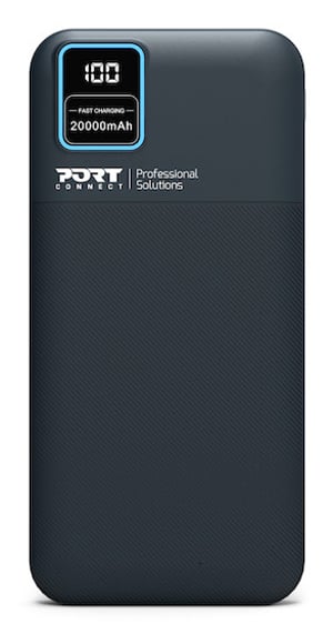Port Designs 907002 bank mocy Litowo-polimerowy (LiPo) 20000 mAh Czarny