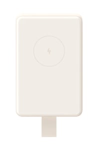 Xiaomi Magnetic Power Bank 6000 mAh Litiumjon (Li-Ion) Trådlös laddning Bränd/Ljusbrun