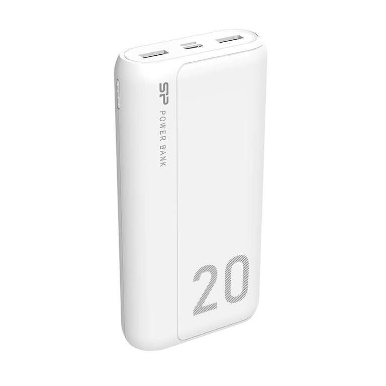 фото Зовнішній акумулятор (павербанк) Silicon Power QS15 20000mAh White (SP20KMAPBKQS150W)