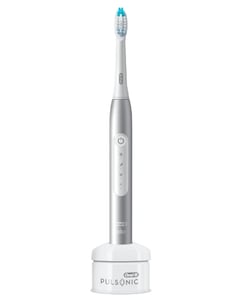 Oral-B Pulsonic Slim Luxe 4000 Schallzahnbürste für Erwachsene, Platin