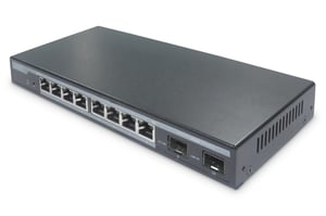 Digitus 8-portars hanterbar L2 Gigabit PoE+ 2 SFP-switch