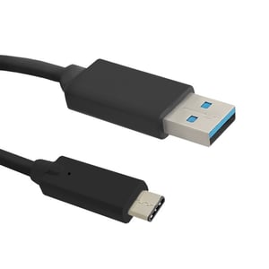 Qoltec 50420 kabel USB USB 3.2 Gen 1 (3.1 Gen 1) 0,25 m USB C USB A Czarny