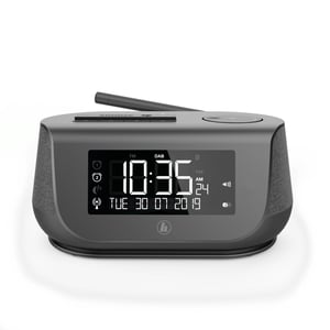 Hama DR36SBT Digital Clock, Black