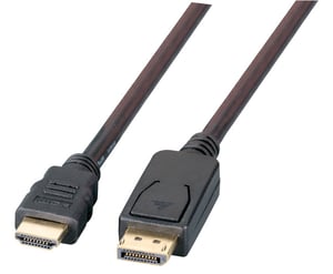 EFB Elektronik K5561SW.1V2 adapter kablowy 1 m DisplayPort HDMI Czarny