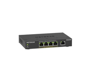 NETGEAR GS305Pv3 Icke-hanterad Gigabit Ethernet (10/100/1000) Stöd för PoE Svart
