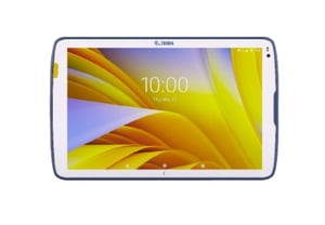 Zebra ET40 HC 5G Snapdragon LTE 64 GB 25,6 cm (10,1") 4 GB Wi-Fi 6E (802.11ax) Blau, Weiß