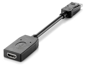 HP DisplayPort till HDMI-adapter 0,2 m HP DisplayPort Svart