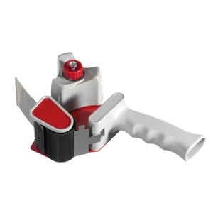 Herlitz 8842700 Klebebandspender Metall, Kunststoff Grau, Rot