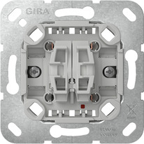 GIRA 312500 przełącznik elektryczny Przyciskany przełącznik Szary, Stal nierdzewna