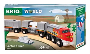 BRIO World Santa Fe Train - Trains of the World