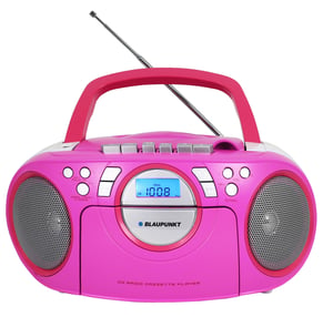 Blaupunkt BB16PK CD Player, Pink, Portable CD Player